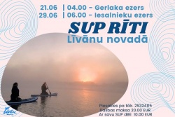 SUP rīti Līvānu novadā Līvānu TIC